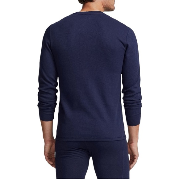 Navy Blue Ralph Lauren Long Sleeve Shirt (M) - Picture 2 of 9